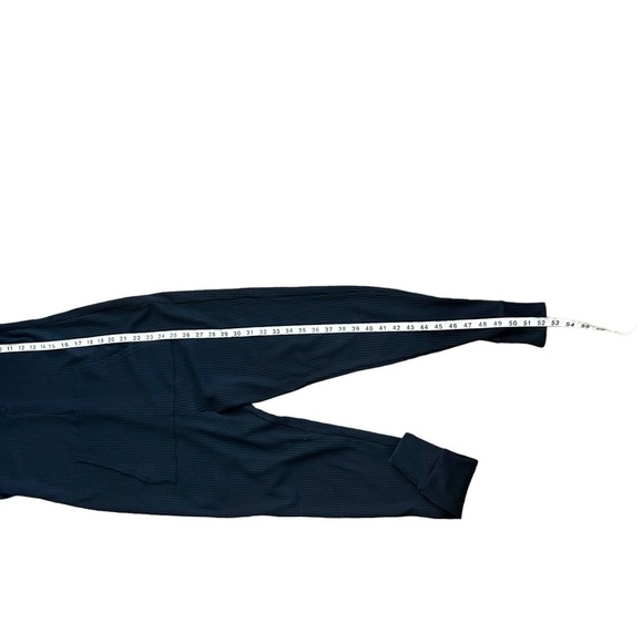 Smash + Tess AnyDay Romper- Black Ribbed Short Sleeve Henley Romper - Picture 7 of 15